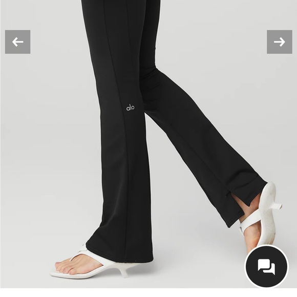 High-Waist 7/8 Zip It Flare Legging - Picture 3 of 8